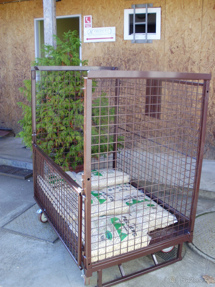 Predám skladovací kontajner na drevo 2,2 m³ - 3