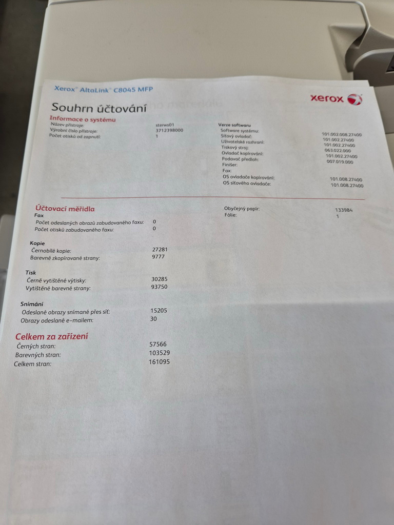 Xerox AltaLink C8045 - All-in-One 2020 iba 161095 stran - 3