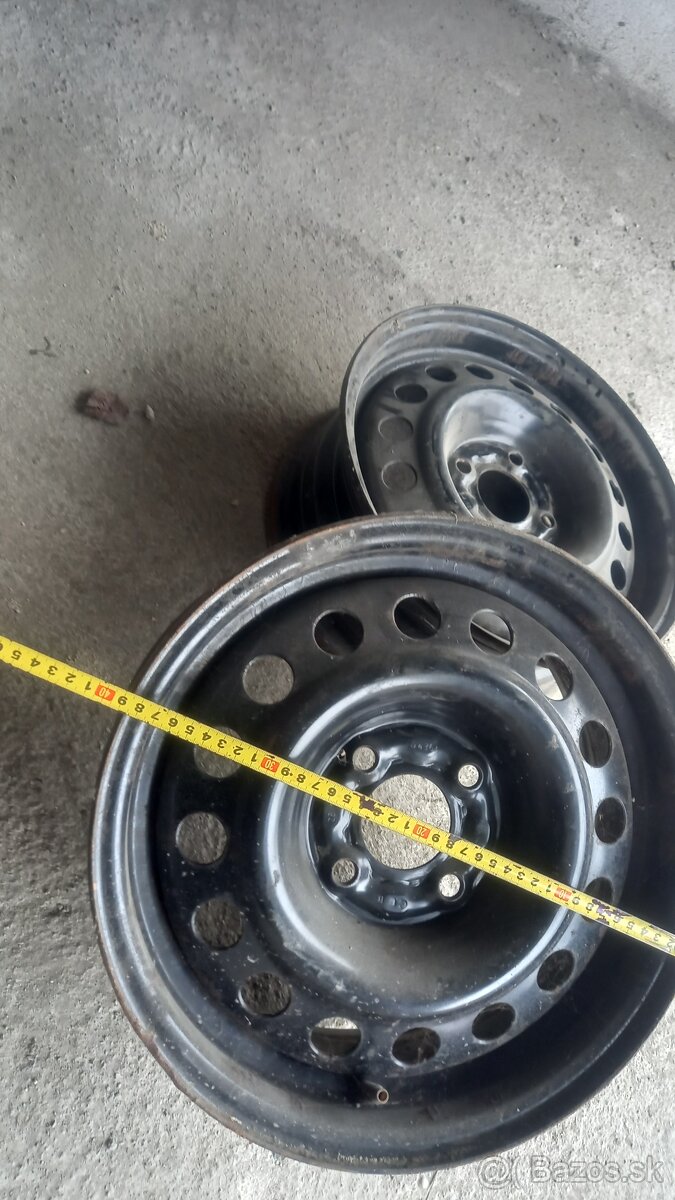 Predám disky 4x100, R13. V slušnom stave, vhodné aj na vozik - 3