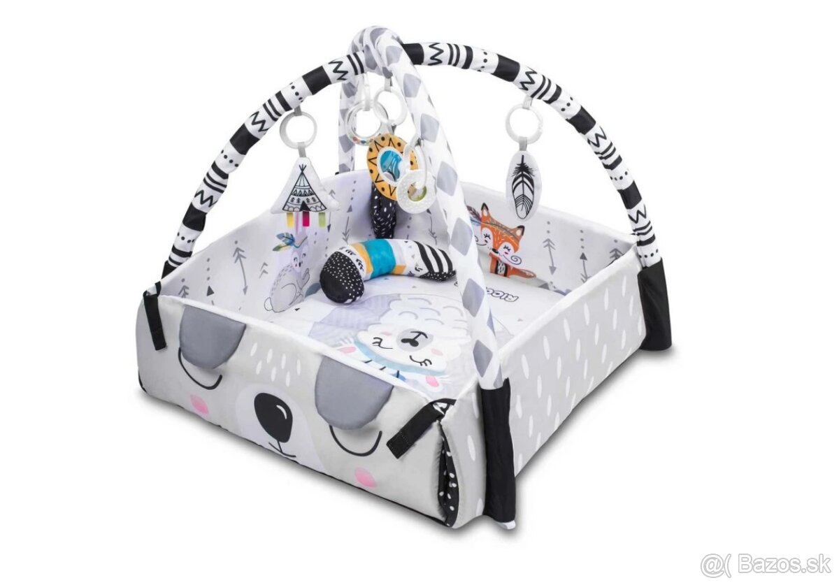 Detská hracia podložka / hrazdička Ricokids 110 x 100 cm - 3