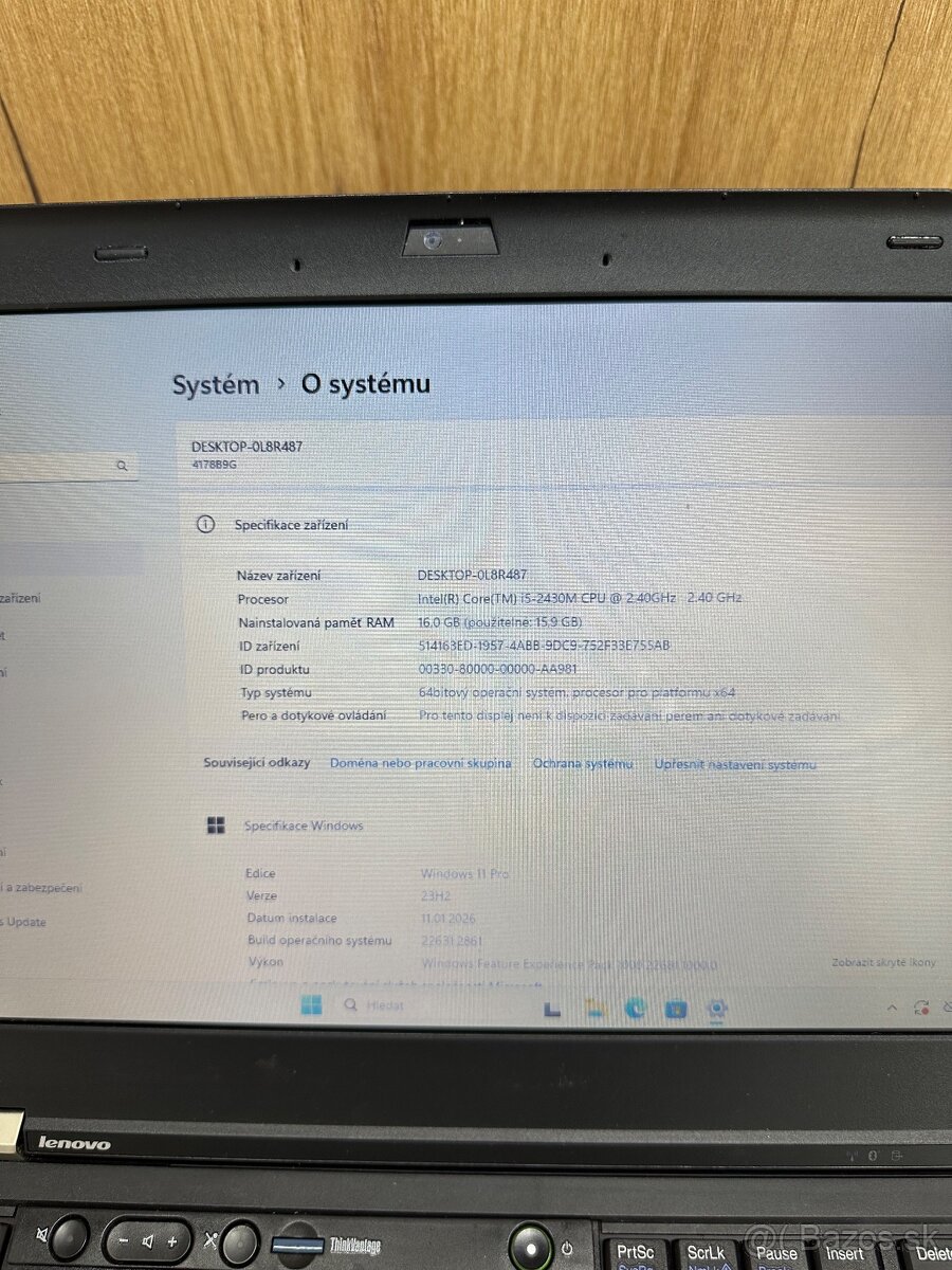 Lenovo ThinkPad T420 16GB DDR3 - 3