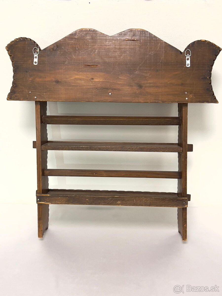 Masívna drevená polička - 3