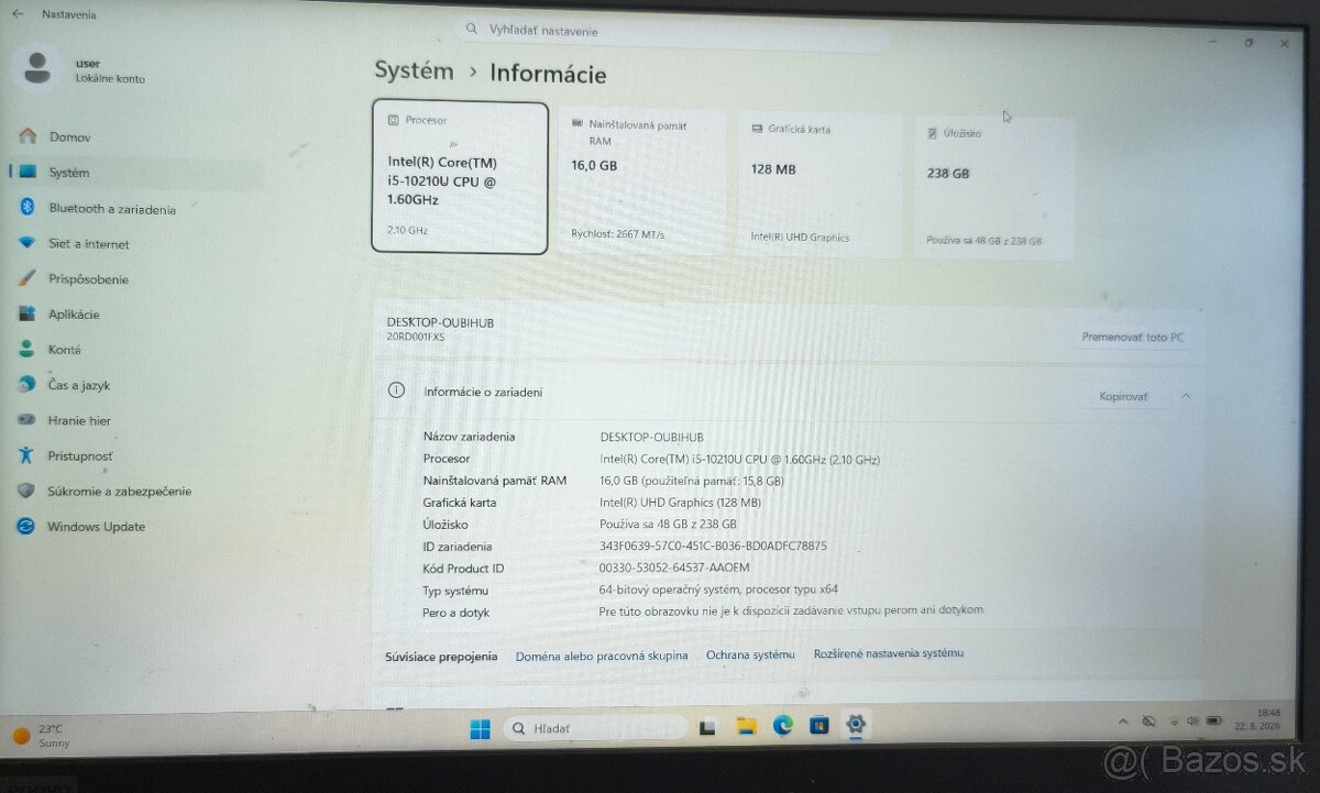 Lenovo ThinkPad E15 - 3
