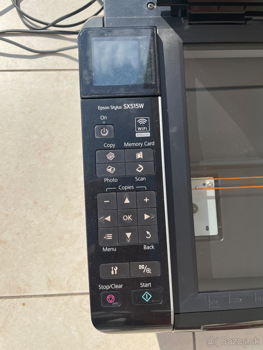 EPSON stylus SX515W C352A tlaciaren a skener - 3