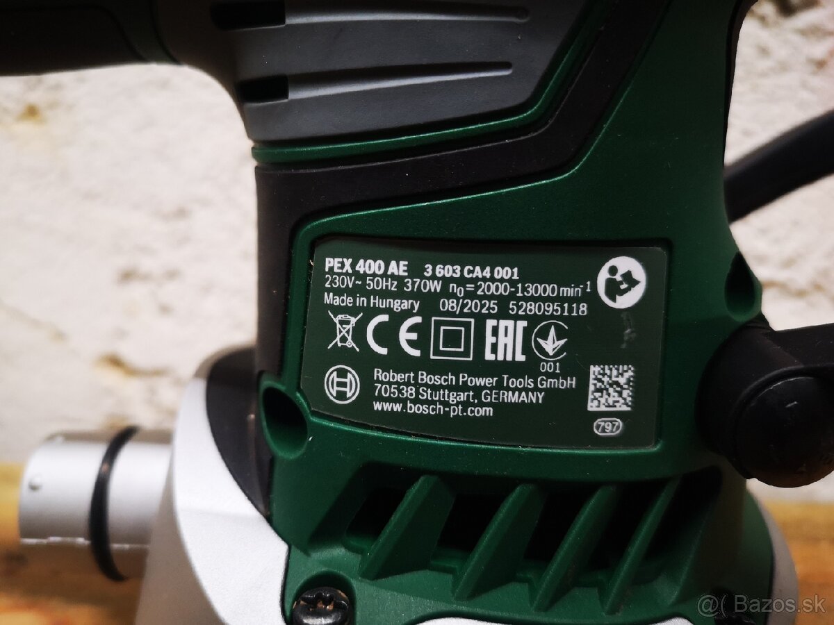 excentrická brúska BOSCH PEX 400AE - 3