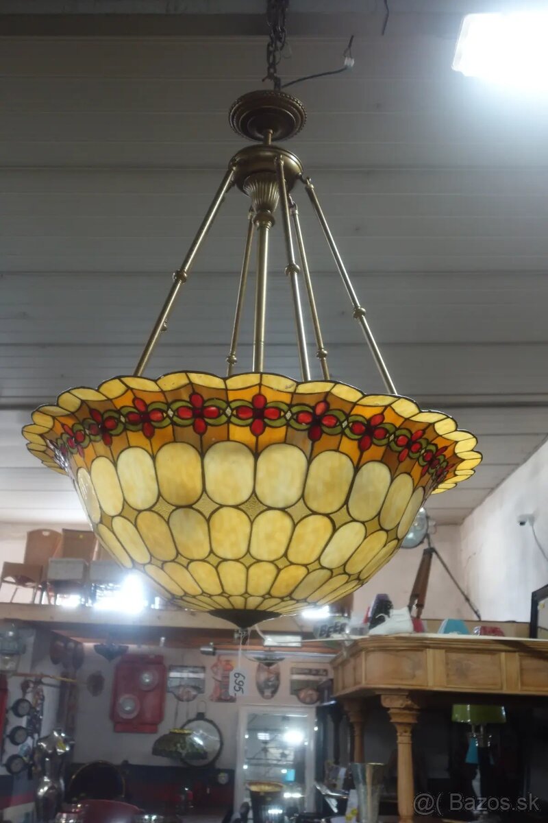 Svietidlo stropné „Tiffany „. - 3