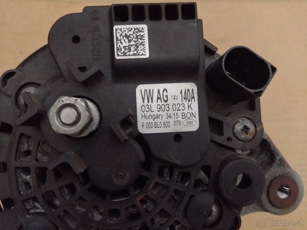 alternátor 1.6TDI, 2.0TDI Superb 3 - 3