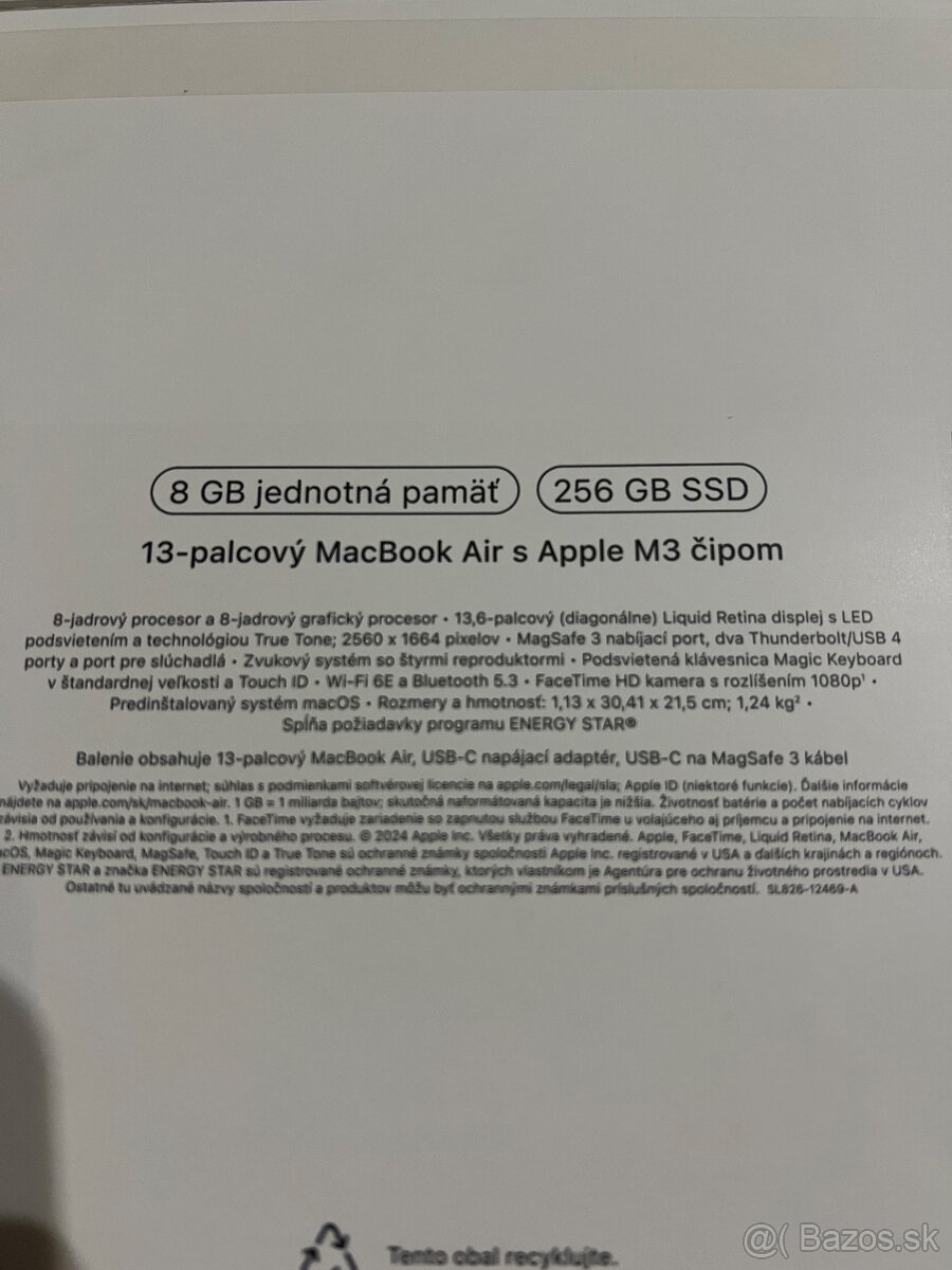 Macbook air m3 v ZÁRUKE - 3