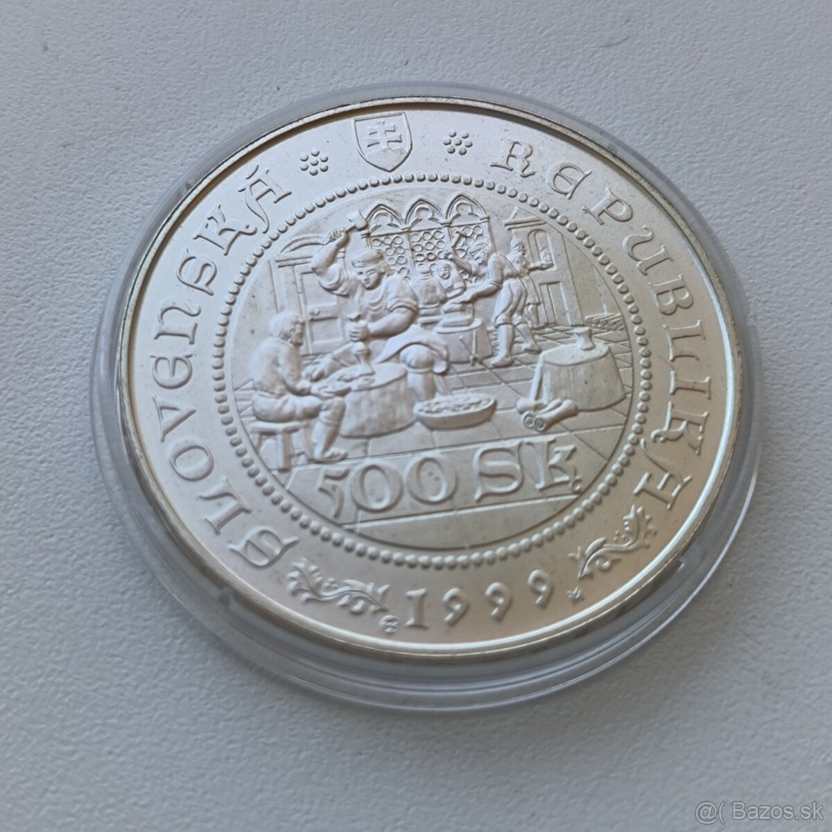 Strieborná minca 500 Sk - Toliar - Guldiner 1499 -1999 - 3