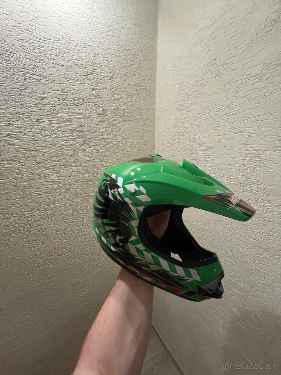 Celotvárová motocyklová prilba - 3