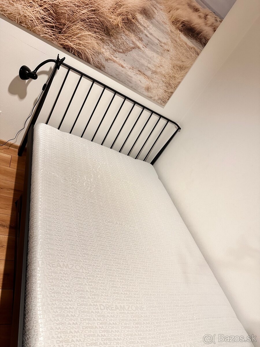 Kovova posteľ s matracom 140x200 - 3