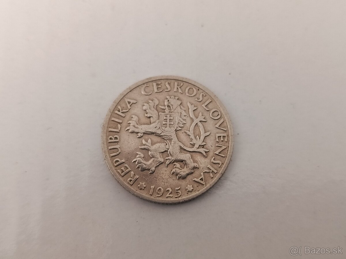 1 koruna 1925 - 3