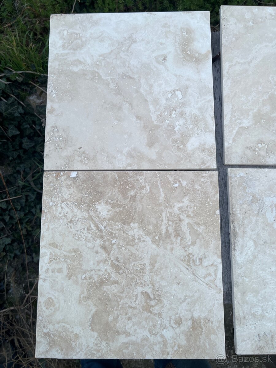 Dlažba alebo aj obklad 30,5/30,5 cm. 55 kusov prírod kameň - 3