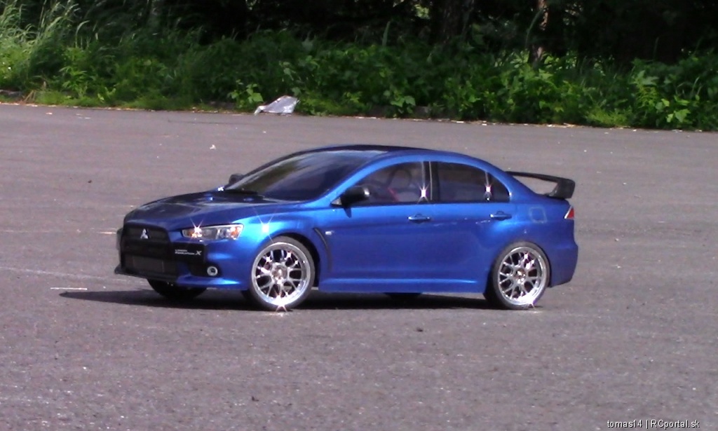 Tamiya Mitsubishi Lancer EVO X karoseria - 3