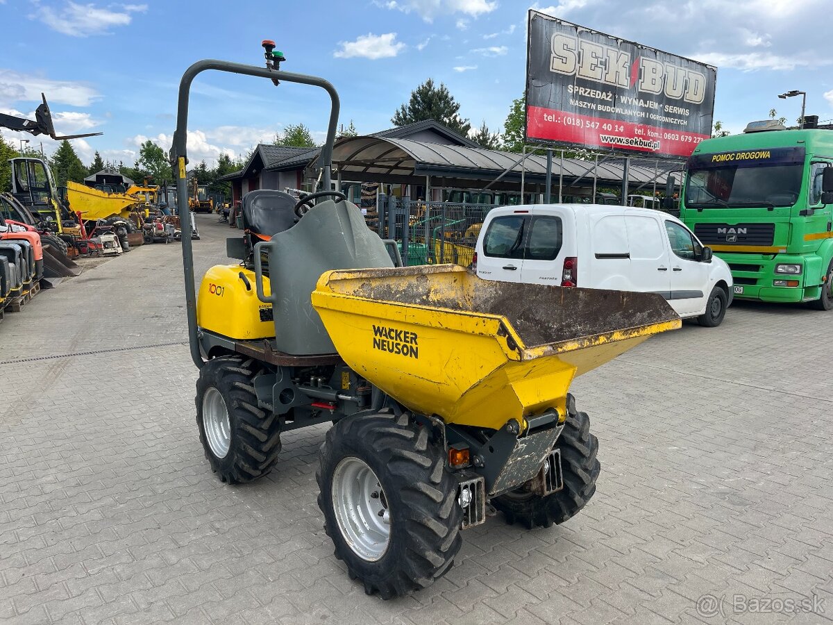 Dumper vyklapac Wacker Neuson 1001, 2017 rv, Thwaites - 3