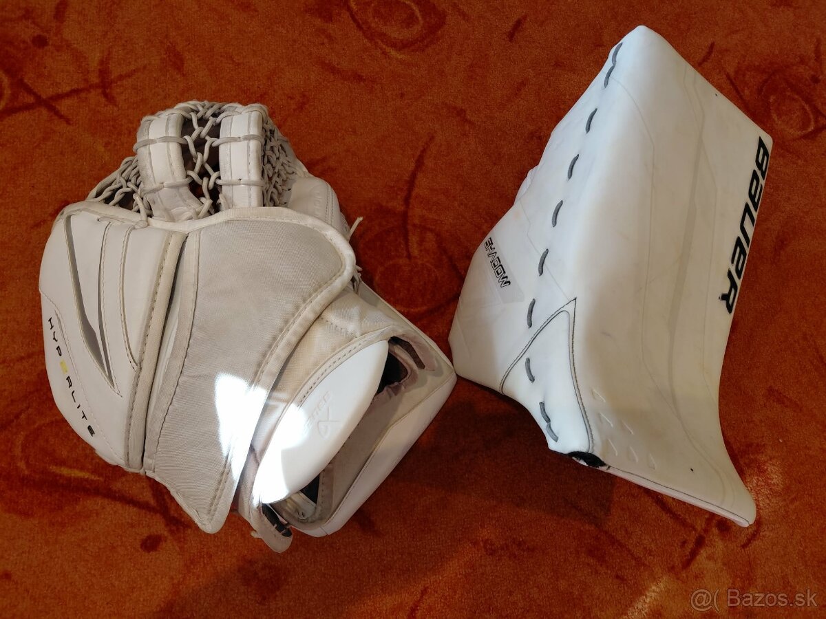 Lapačka Bauer Hyperlite 2, vyrážačka Bauer Supreme Shadow - 3