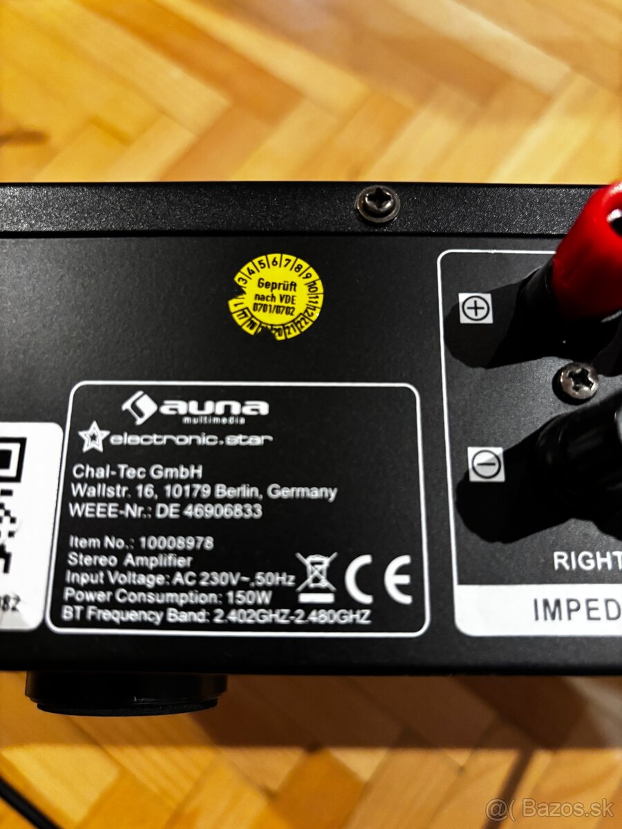 Koncový zosilovač Auna AV2-CD508BT - 3