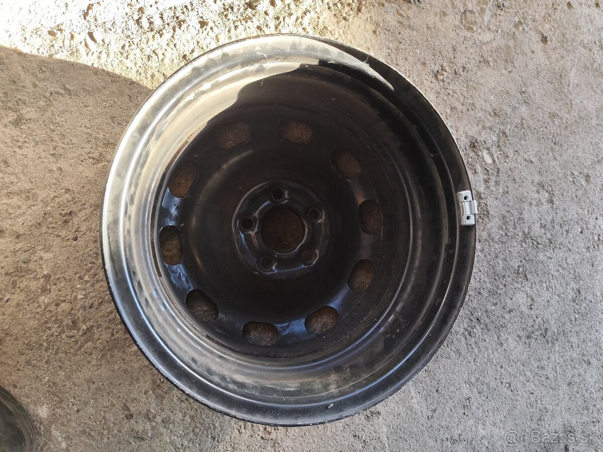 1x plechový disk 5x100 15" vag - 3