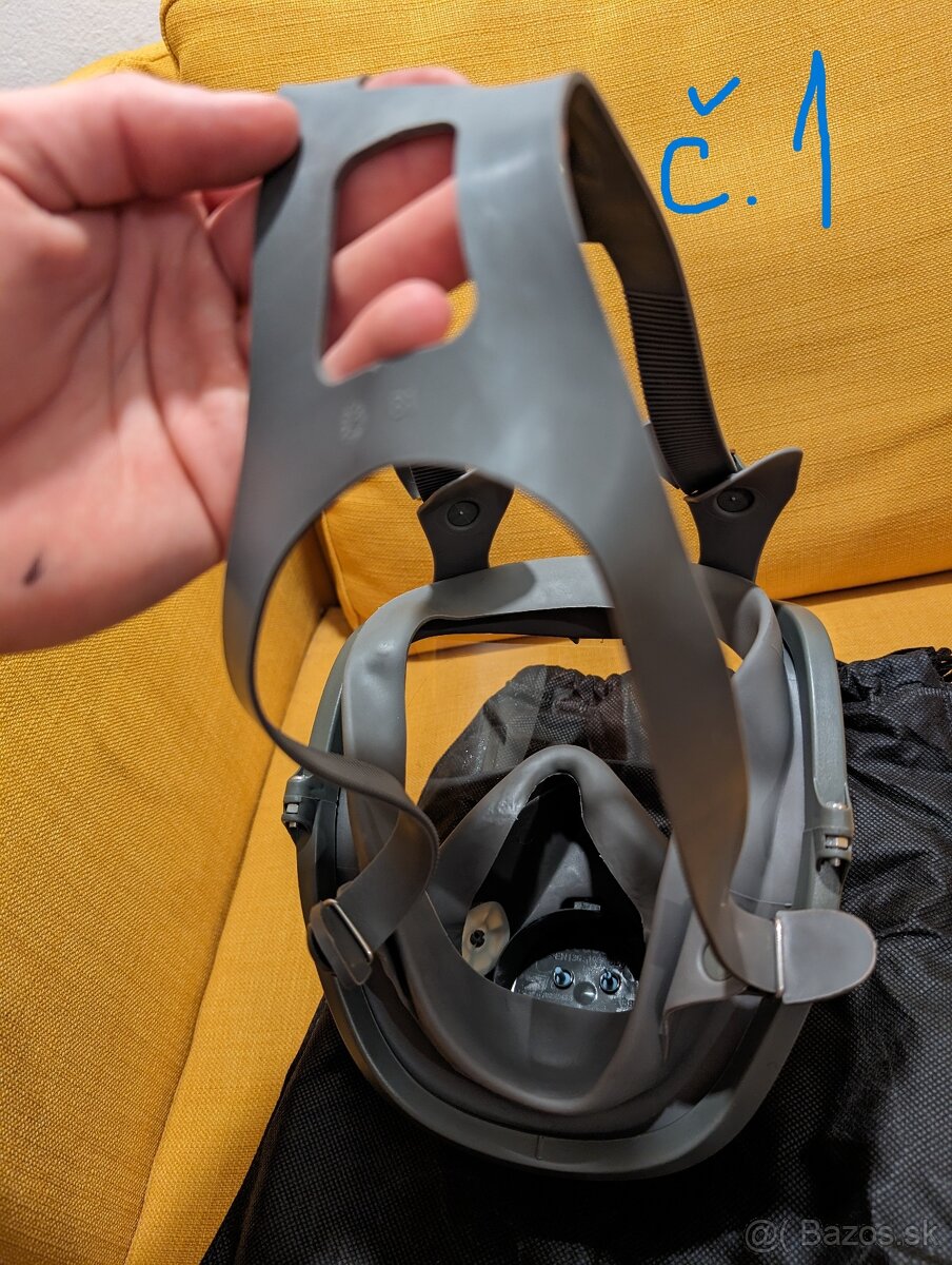 3M RESPIRATOR POLOMASKA , CELOTVAROVA MASKA - 3