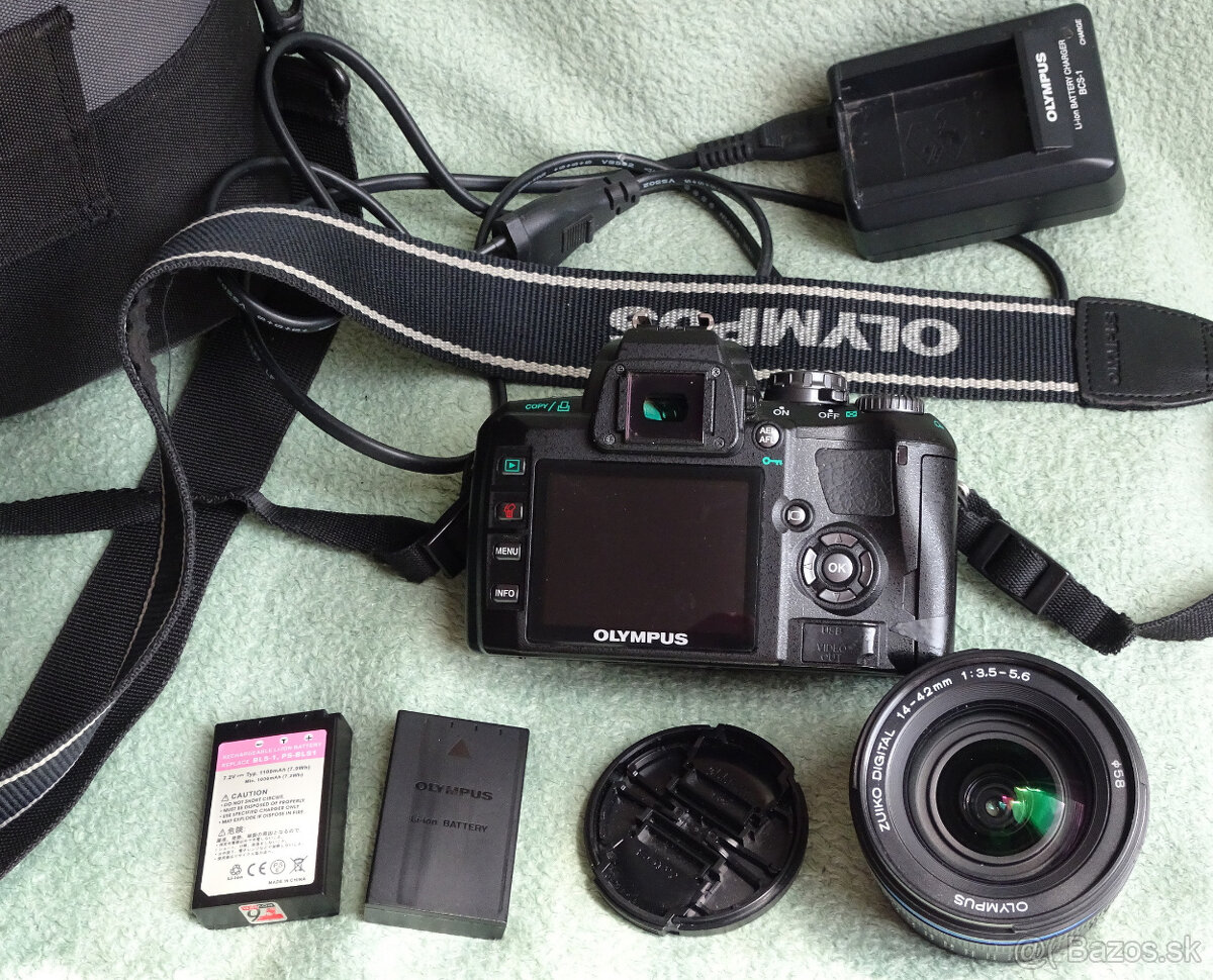 Predám digit. zrkadlovku OLYMPUS E-410-komplet - 3