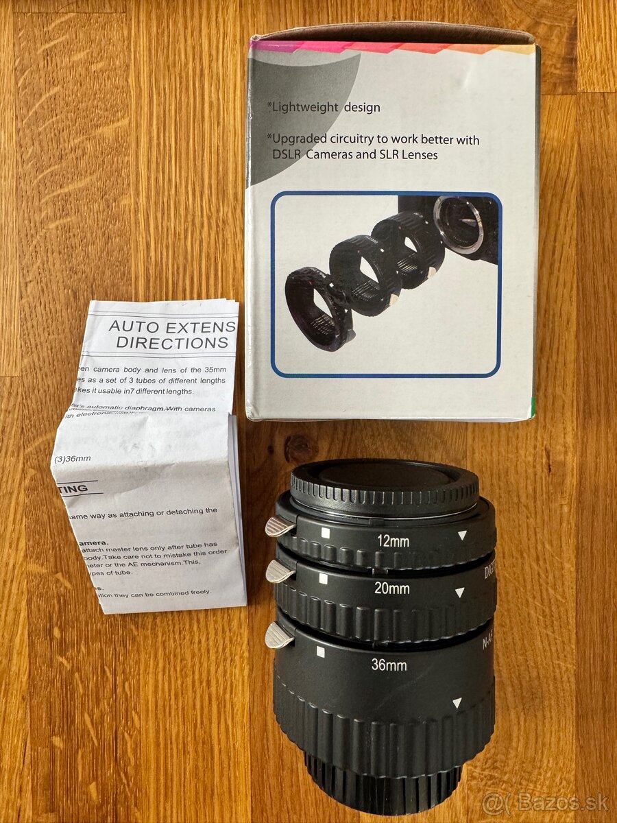 Sada madzikrúžkov Meike pre Nikon F - 3