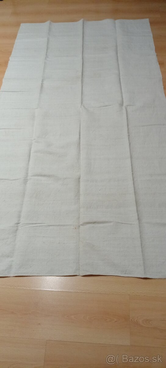 Tkané ľanové plátno - staré - 3