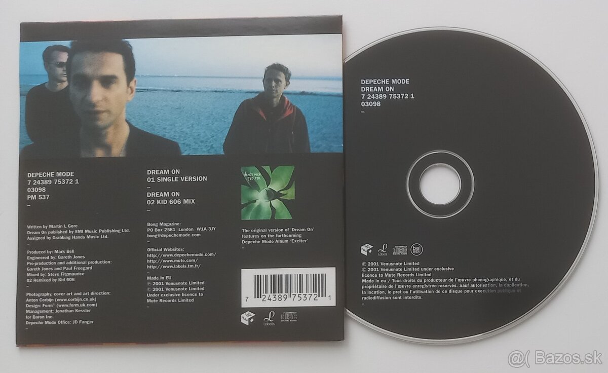Depeche Mode France CD Dream On - 3