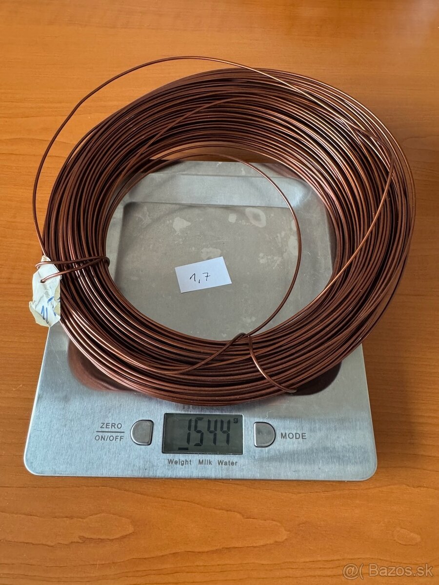 Medený drôt – rôzne priemery (1,00 až 1,8 mm) - 3