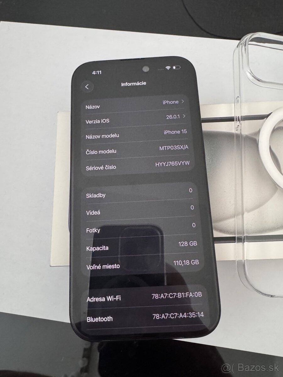 iPhone 15 128GB cierny - 3