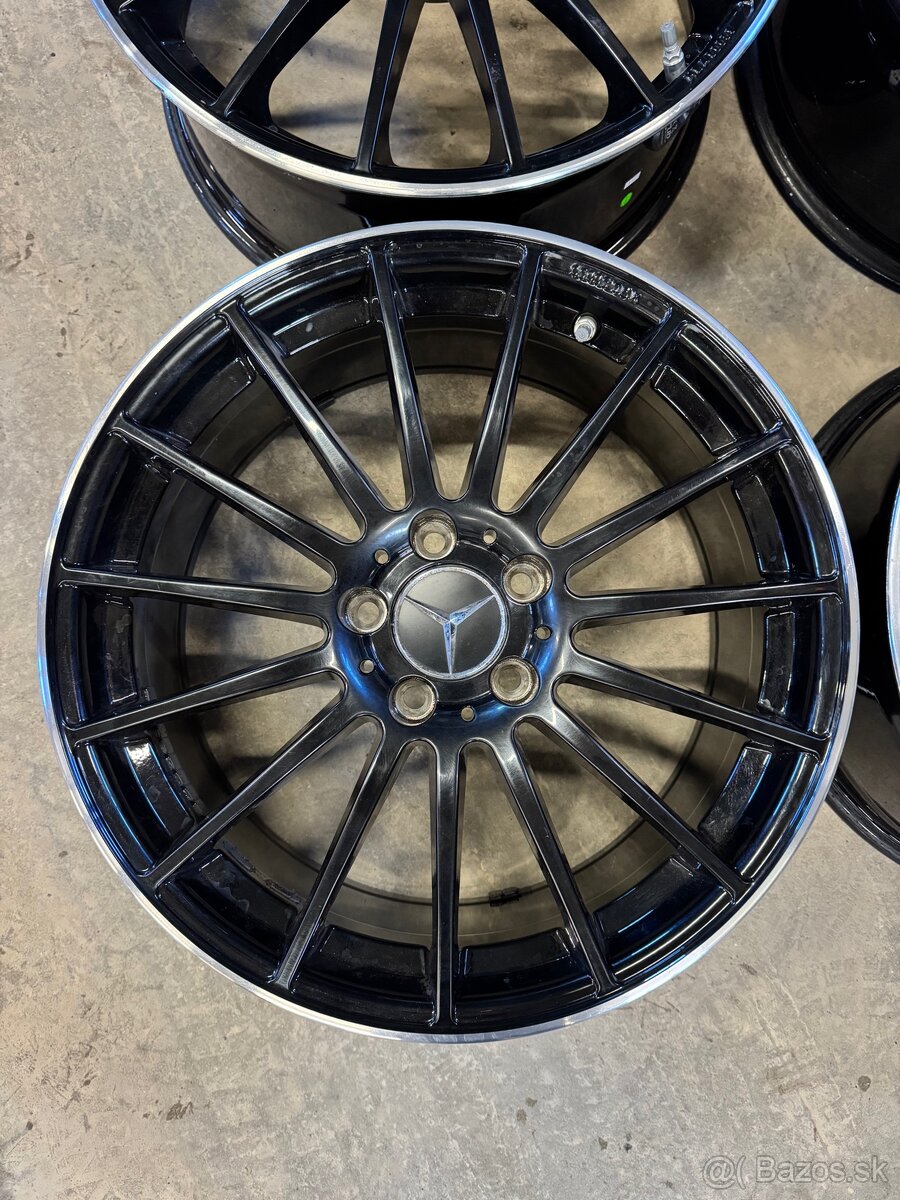 hliníkové disky mercedes r18, zimné dunlop 235/40 R18 - 3