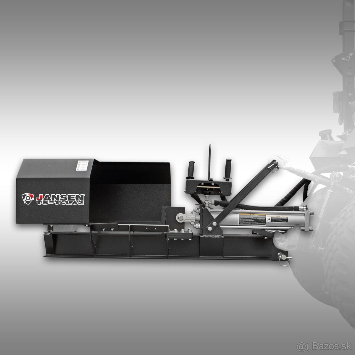 Štiepačka dreva Jansen TS-14L62, ležiaca pre traktor, hydrau - 3