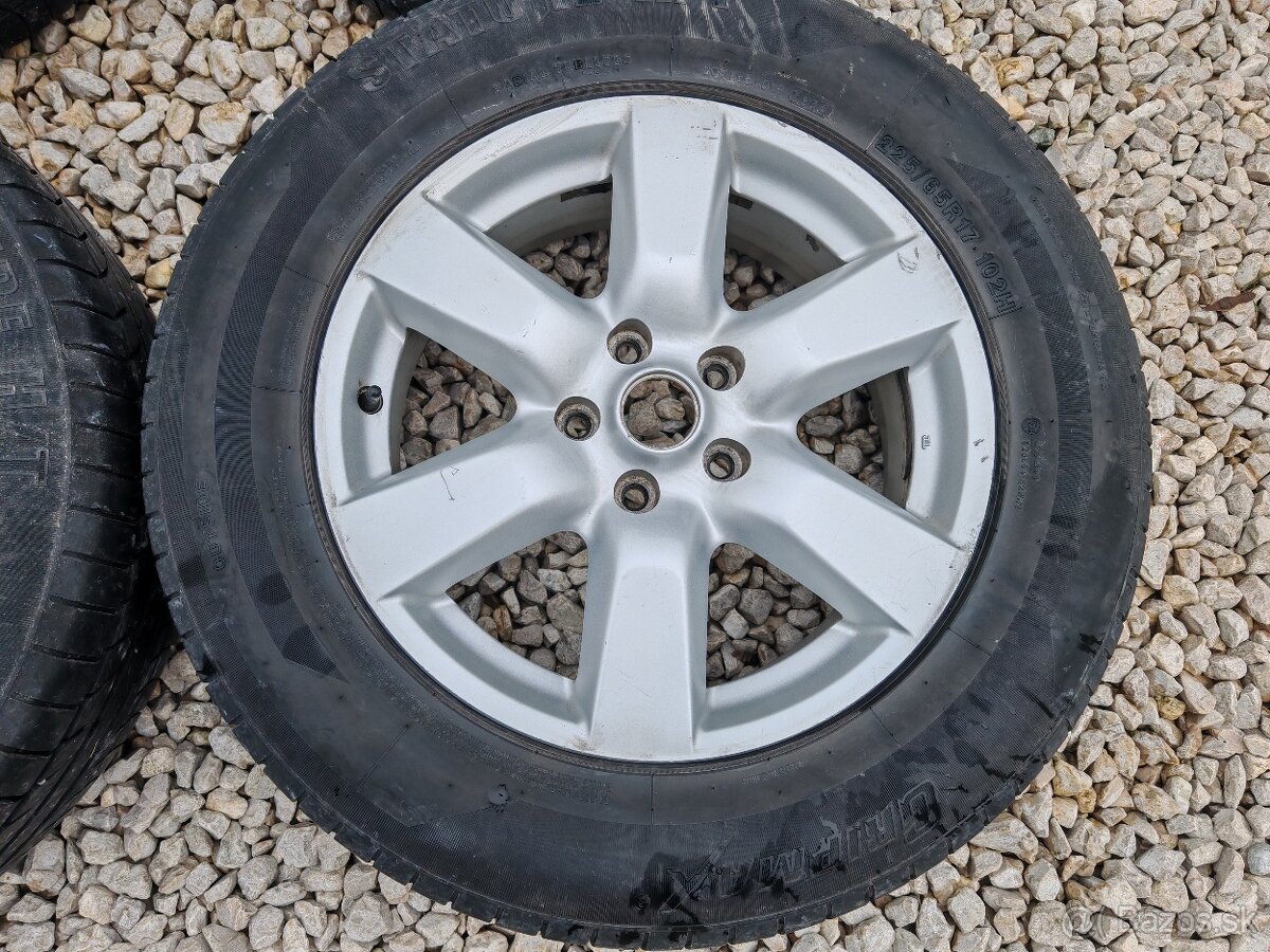 Elektróny 6.5jx17, 5x114.3, 66mm-Nissan - 3