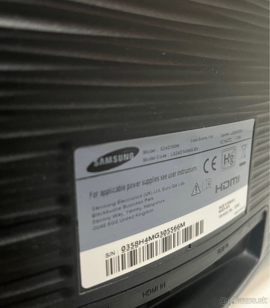 Monitor Samsung S24D300H 60Hz - 3