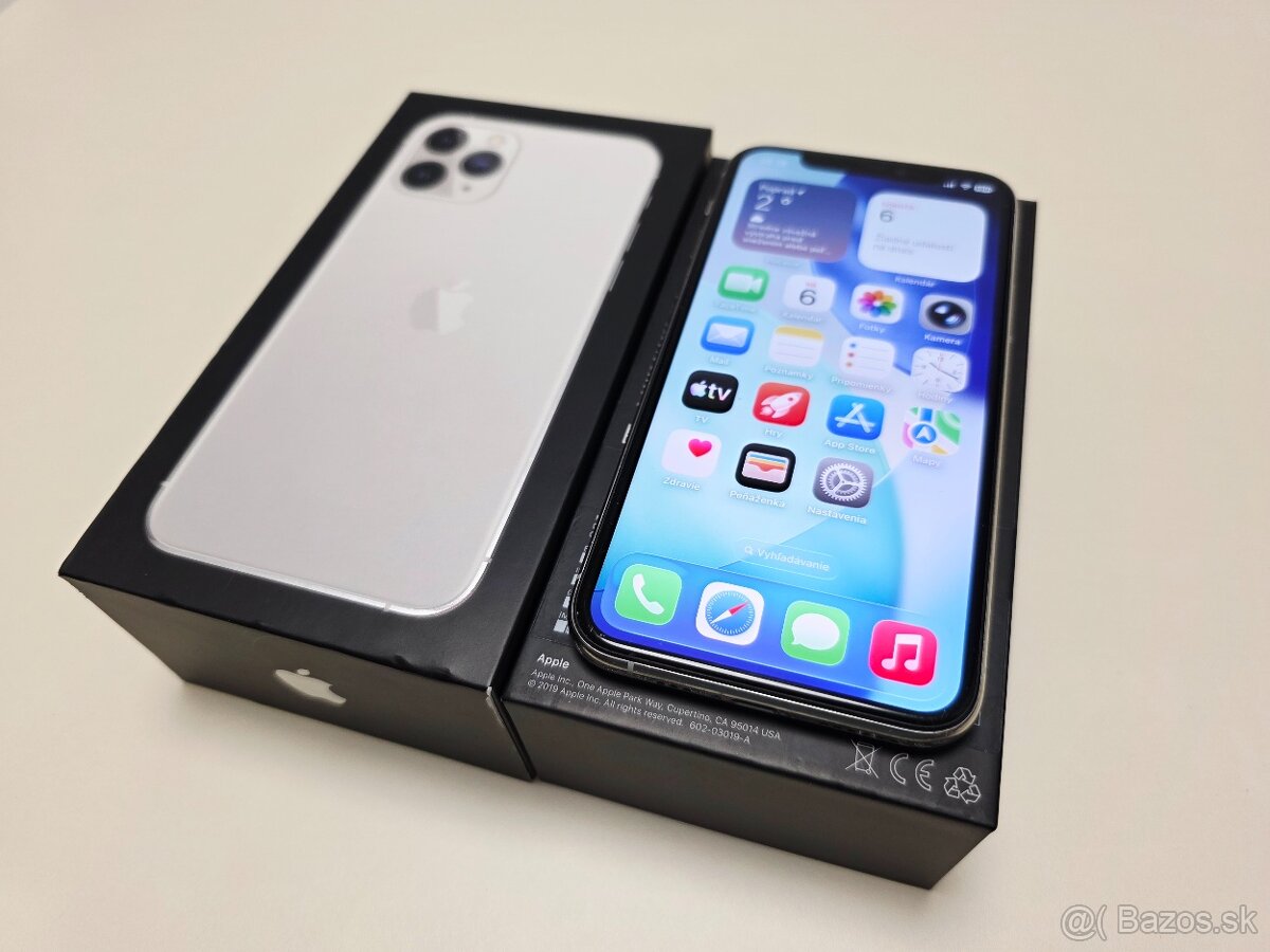 Apple iPHONE 11 PRO SILVER ,ZDRAVIE BATERKY 100% - 3