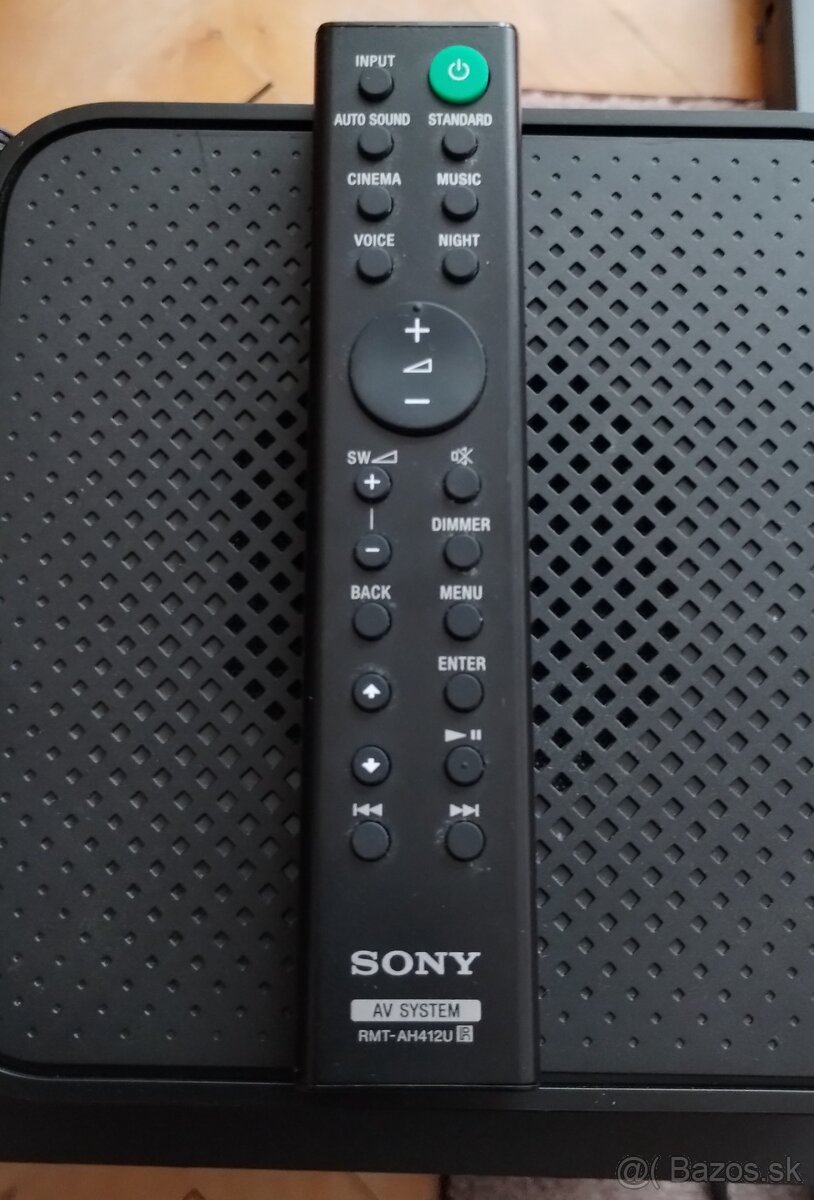 Sony HT-S40R, Dolby audio 5.1 - 3