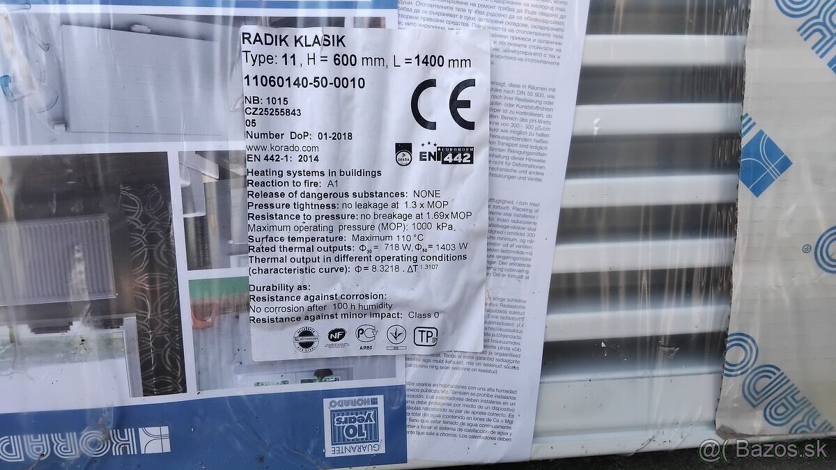 Radiator Korado radik klasik 600x1400mm - 3