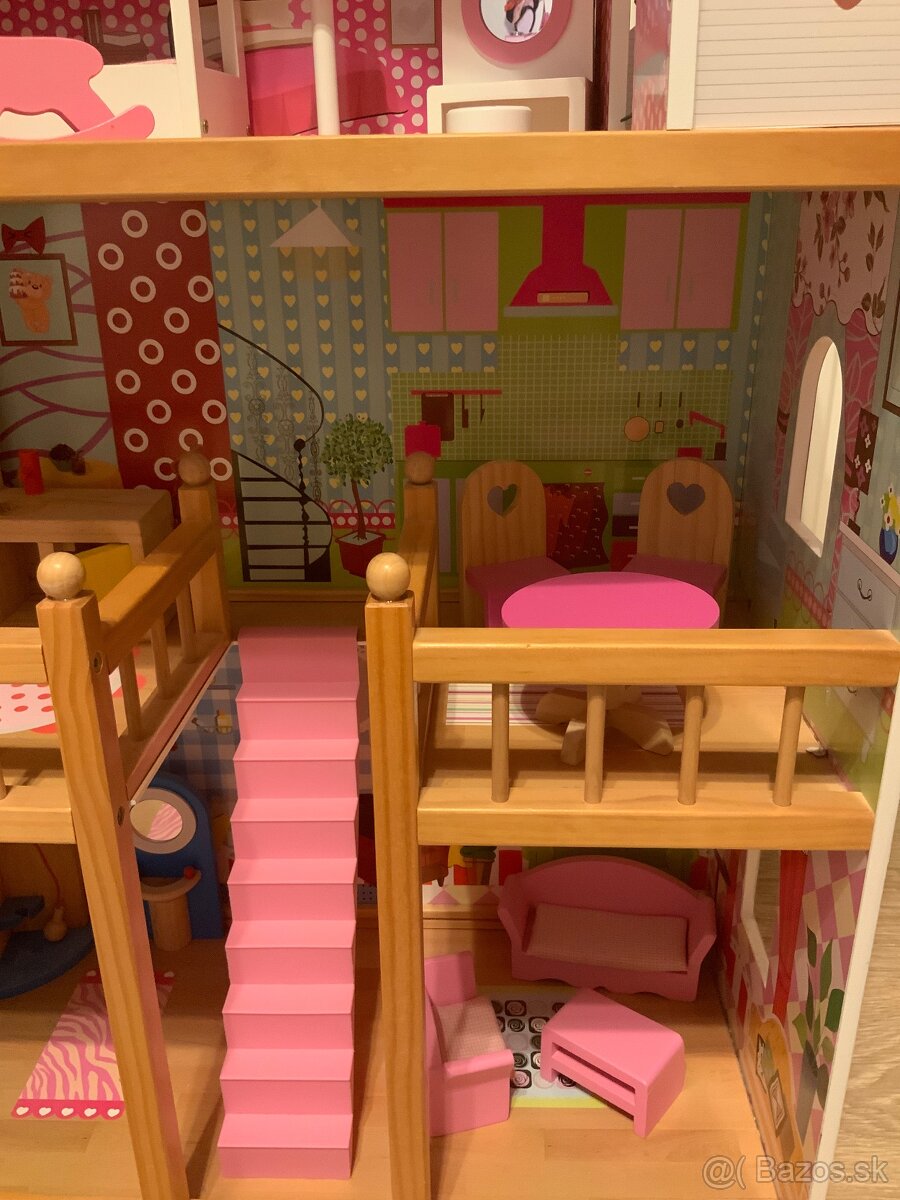 Drevený domček pre bábiky - 3