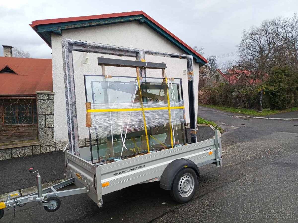 Hs portál hliník 190x205cm trojsklo profil Ultraglide. - 3