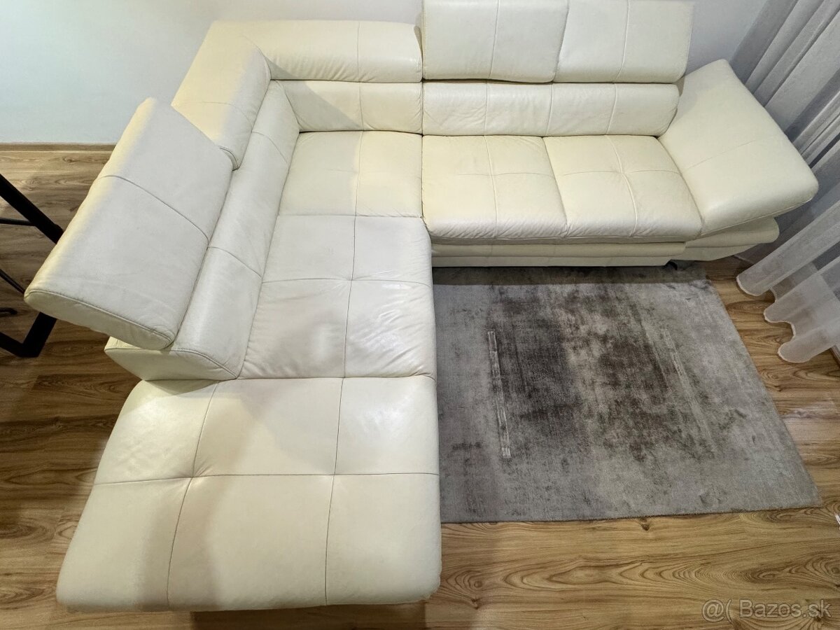 Kozena sedacia suprava tvar L - 3