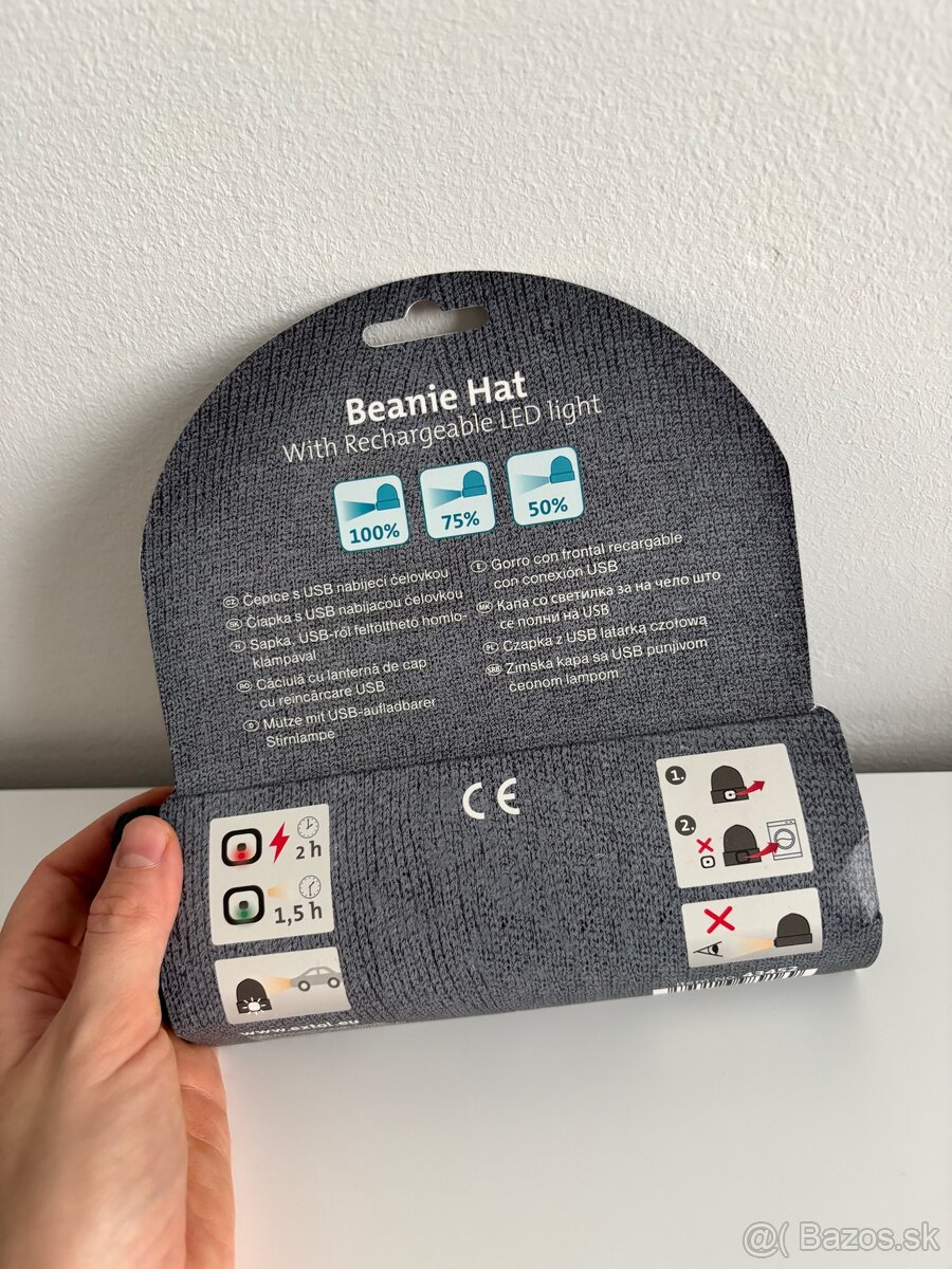 Zimná čiapka so svetlom - 3
