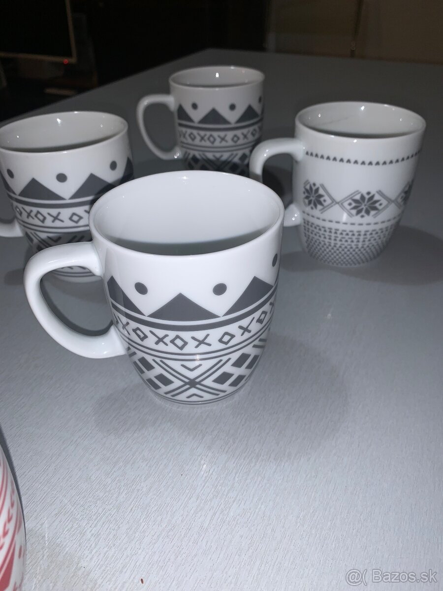 Vianočné šálky IKEA VINTER 6ks - 3