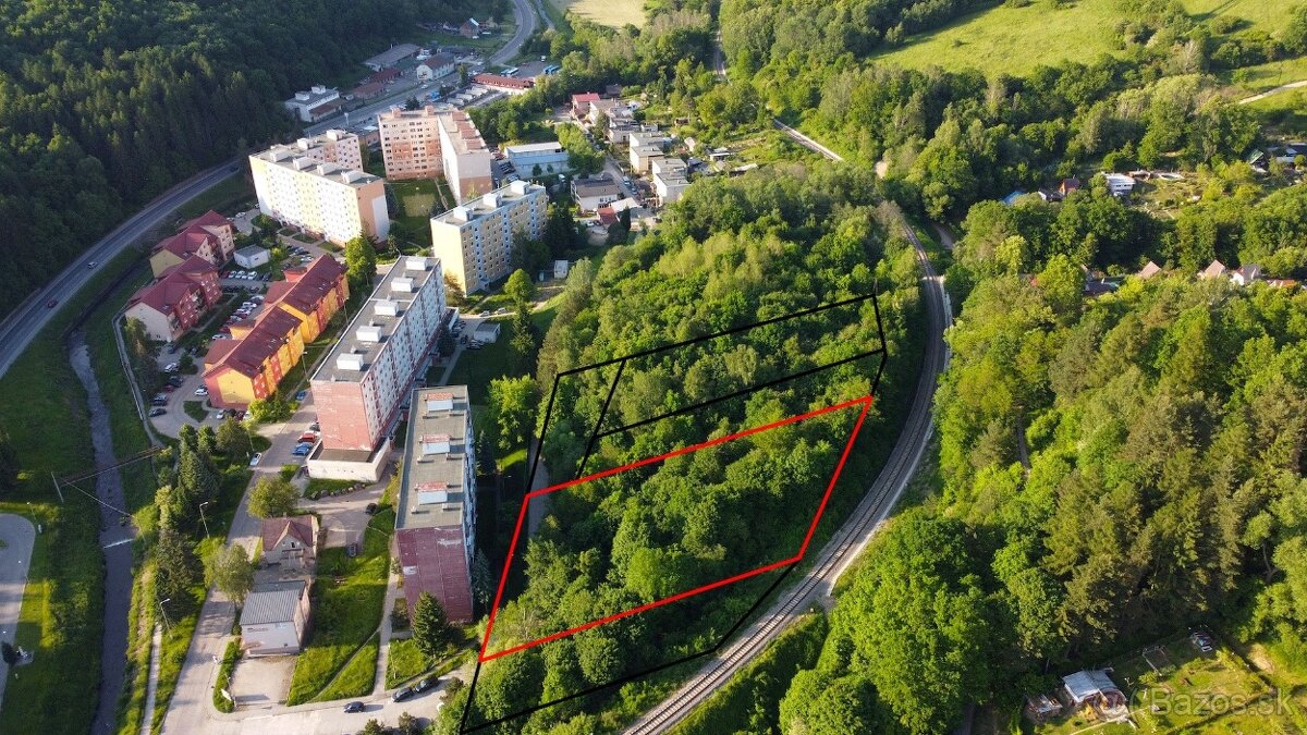 Handlová - 2.840 m2 pozemok na projekt - VÝSTAVBA DOMOV - 3
