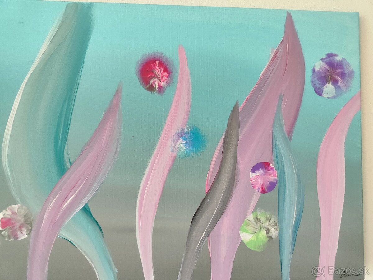 Ručne maľovaný obraz akryl - 3