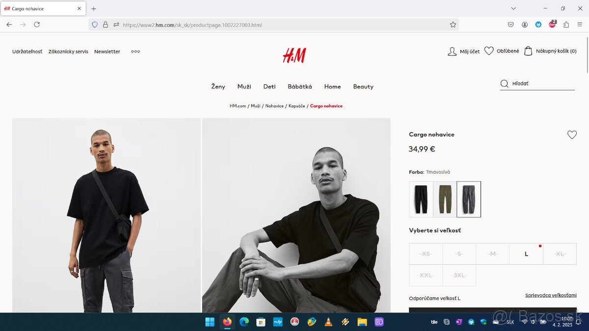 Cargo nohavice HM (Kapsáče) - 3