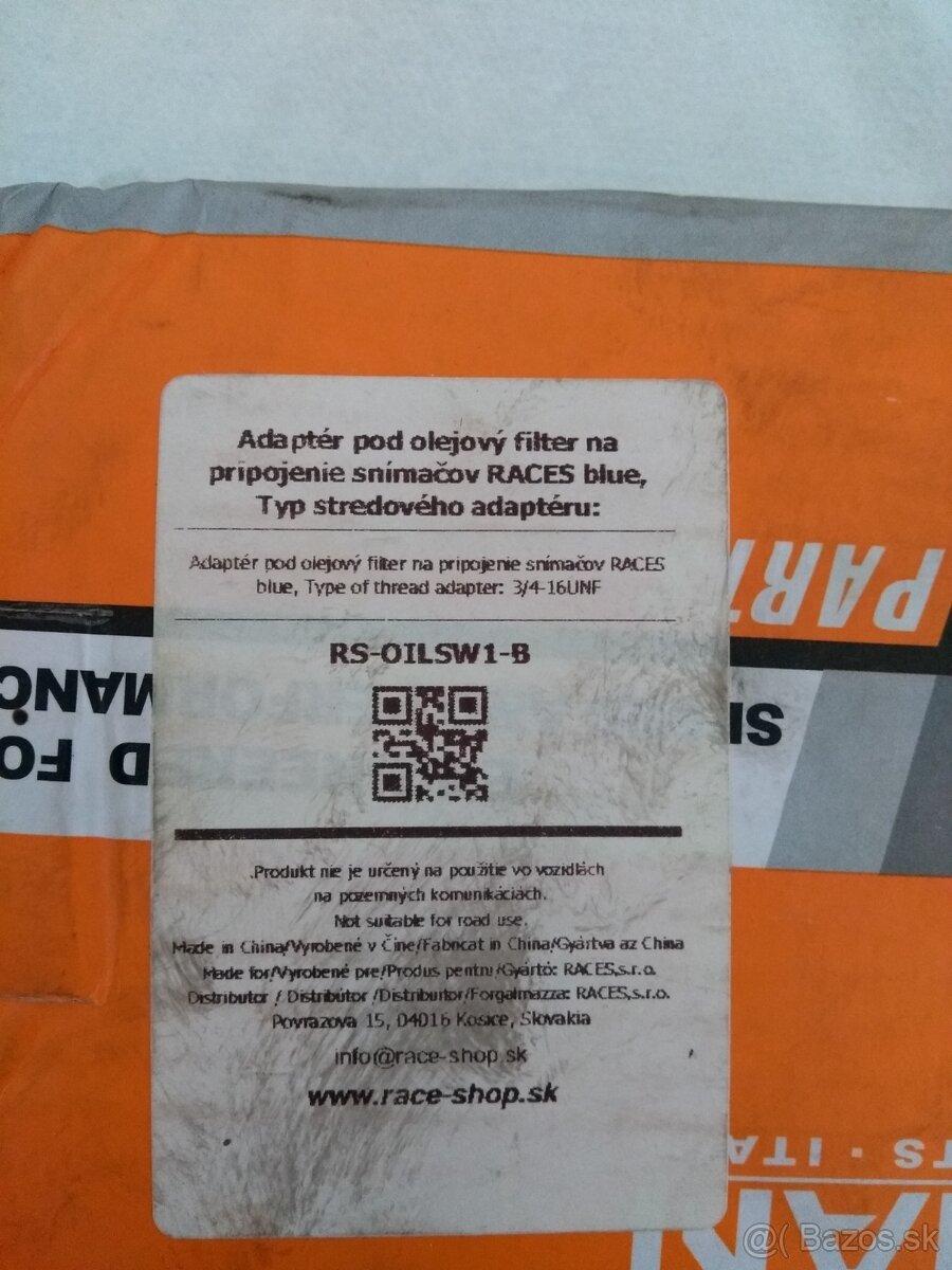 Adaptér pod olejový filter - 3