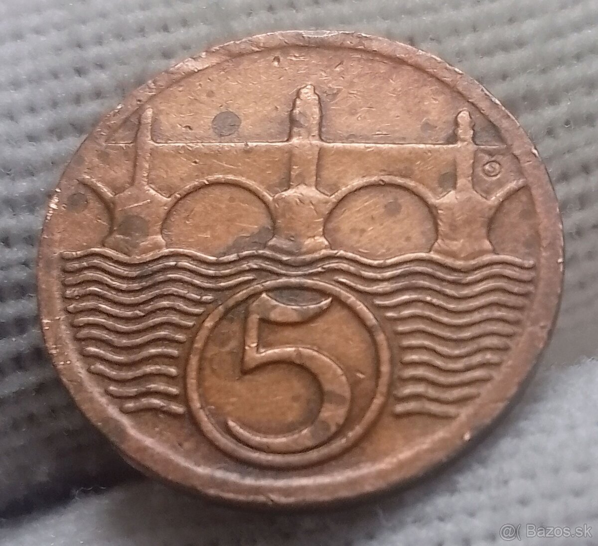 Československé  meď.5 haliere a 2 haliere. - 3