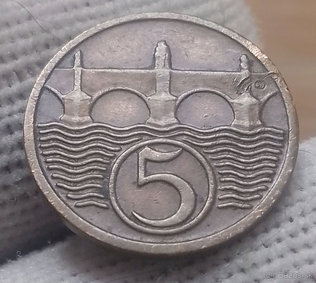 Československé meď.5 haliere a 2 haliere. - 3