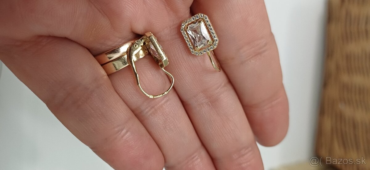 Zlaté náušnice 585 - 3