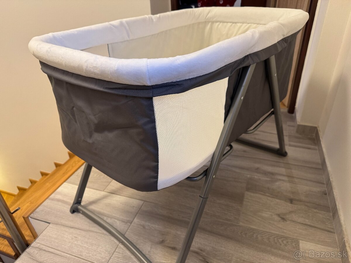 Cestovná postieľka, kolíska Hauck Dreamer, sivá - 3