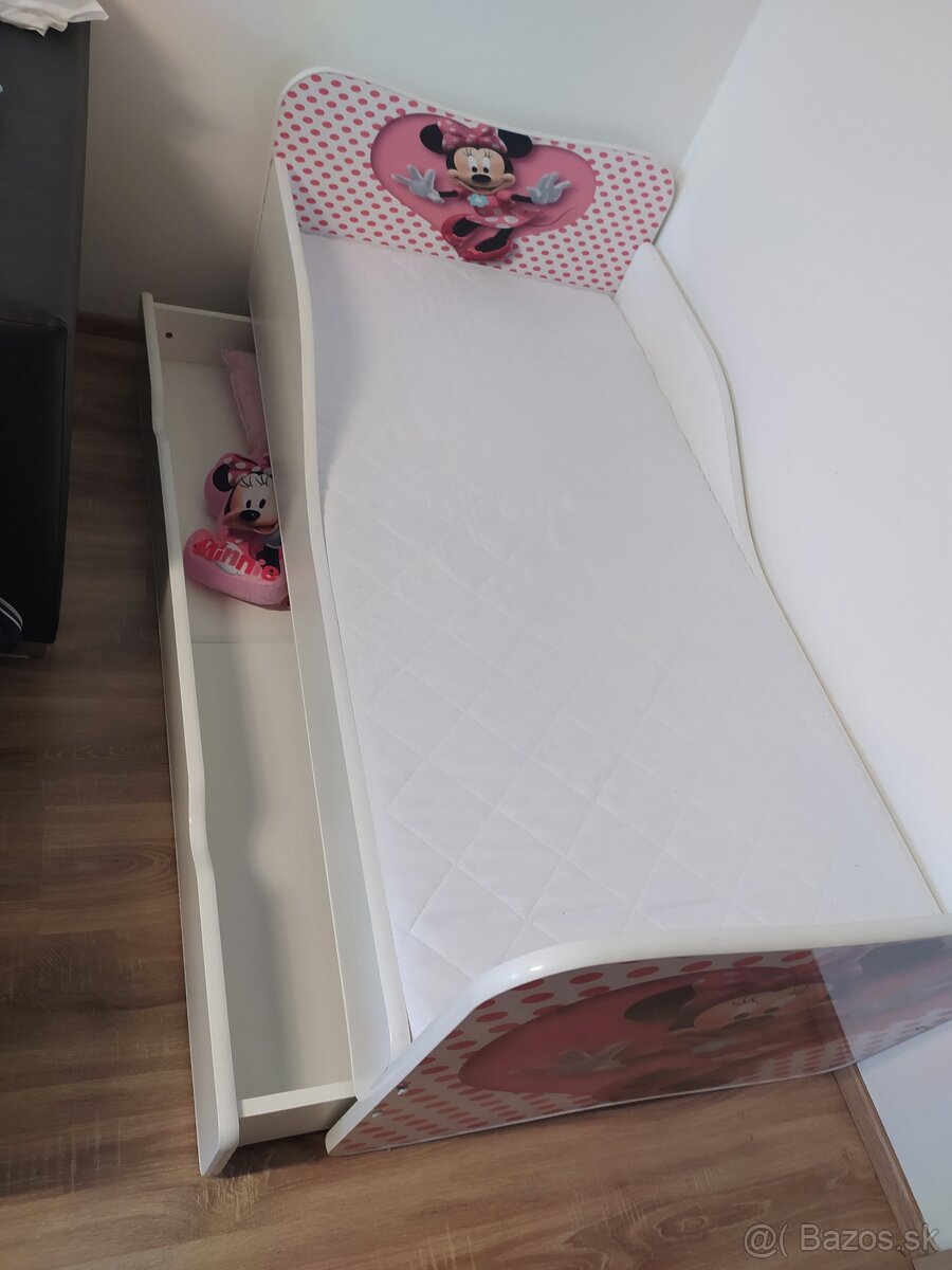 Detská posteľ Minnie Mouse 160 x 80 cm - 3